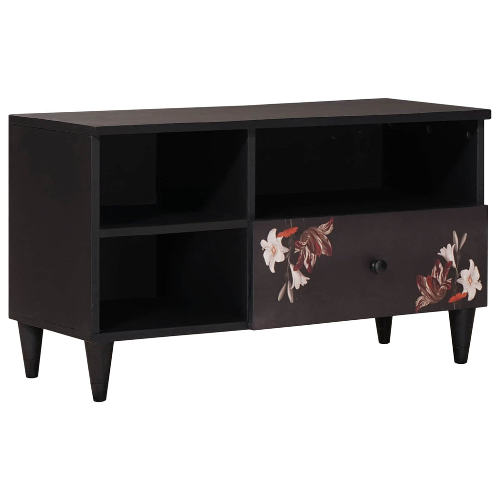Storage Cabinets Multicolour 80 X 33.5 X 46 Cm Solid Mango Wood