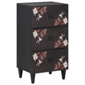 Storage Cabinets Multicolour 40 X 33.5 X 75 Cm Solid Mango Wood