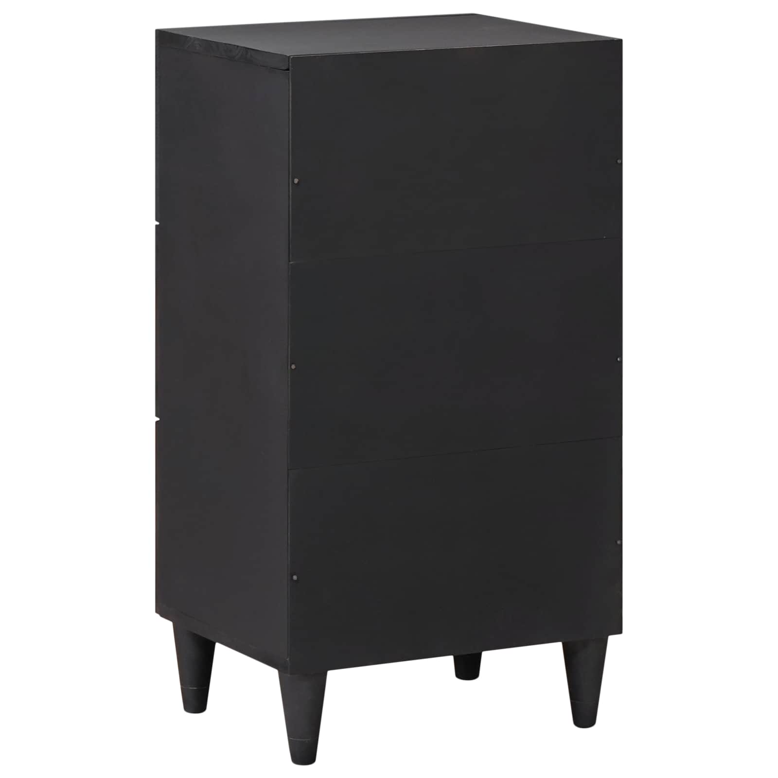 Storage Cabinets Multicolour 40 X 33.5 X 75 Cm Solid Mango Wood