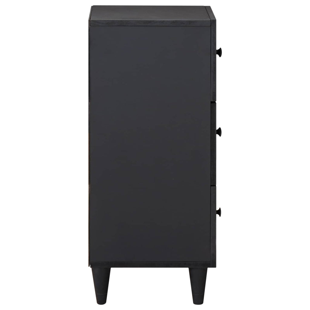 Storage Cabinets Multicolour 40 X 33.5 X 75 Cm Solid Mango Wood