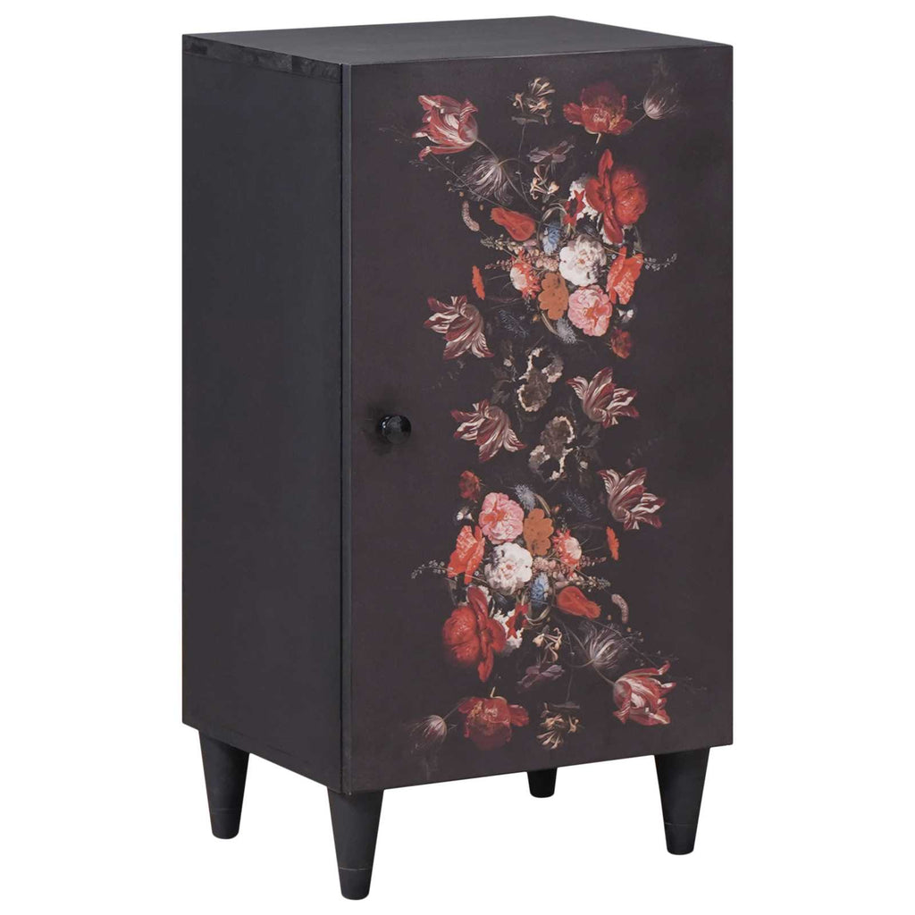 Storage Cabinets Multicolour 40 X 33.5 X 75 Cm Solid Mango Wood