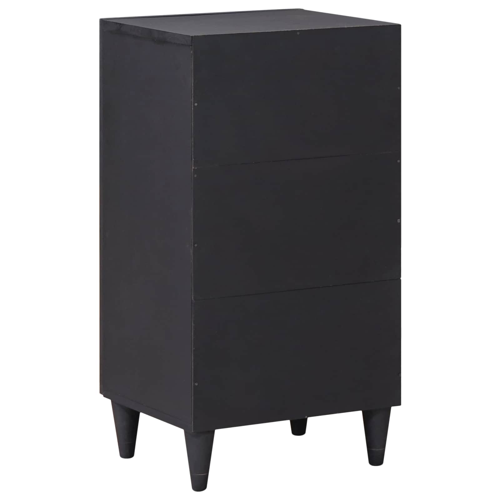 Storage Cabinets Multicolour 40 X 33.5 X 75 Cm Solid Mango Wood