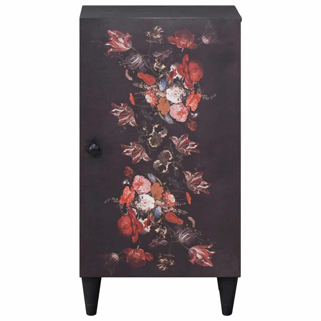 Storage Cabinets Multicolour 40 X 33.5 X 75 Cm Solid Mango Wood