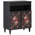 Storage Cabinets Multicolour 60 X 33.5 X 75 Cm Solid Mango Wood