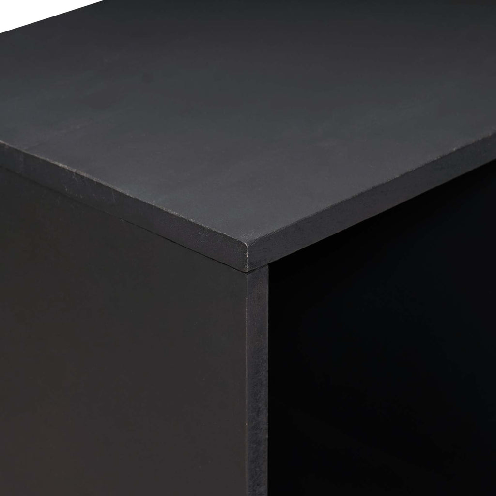 Media Storage Cabinet Cabinets Multicolour 80 X 33.5 75 Cm Solid Mango Wood 80 c