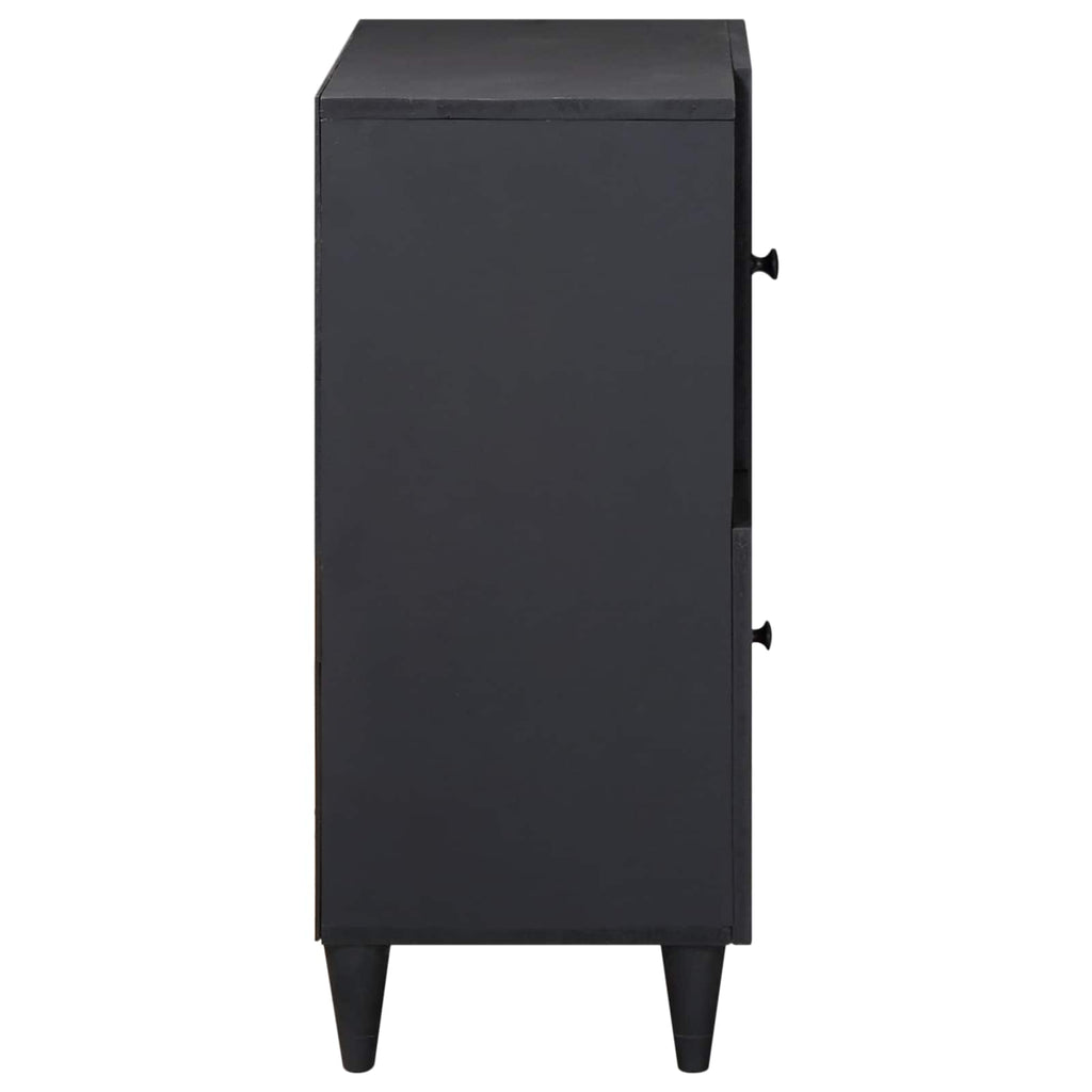 Media Storage Cabinet Cabinets Multicolour 80 X 33.5 75 Cm Solid Mango Wood 80 c