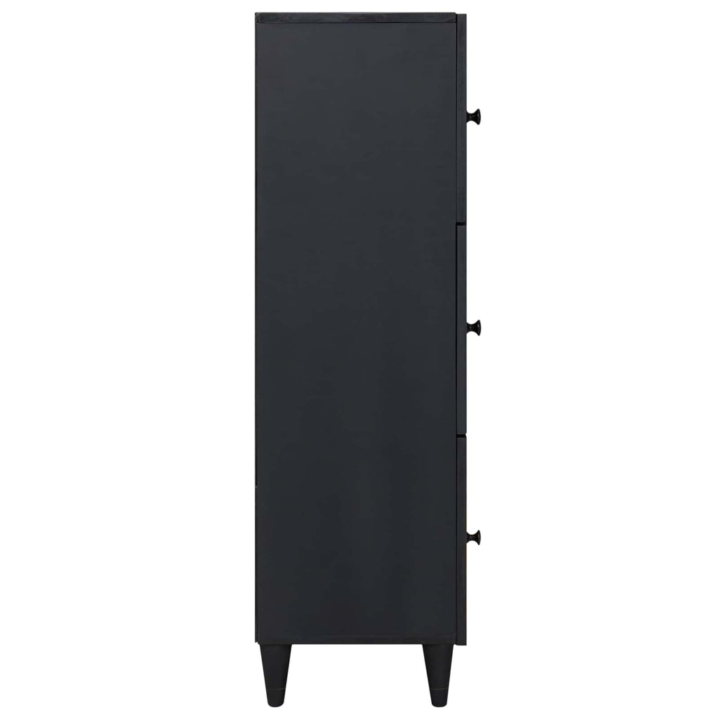 Media Storage Cabinet Cabinets Multicolour 40 X 33.5 110 Cm Solid mango wood 40