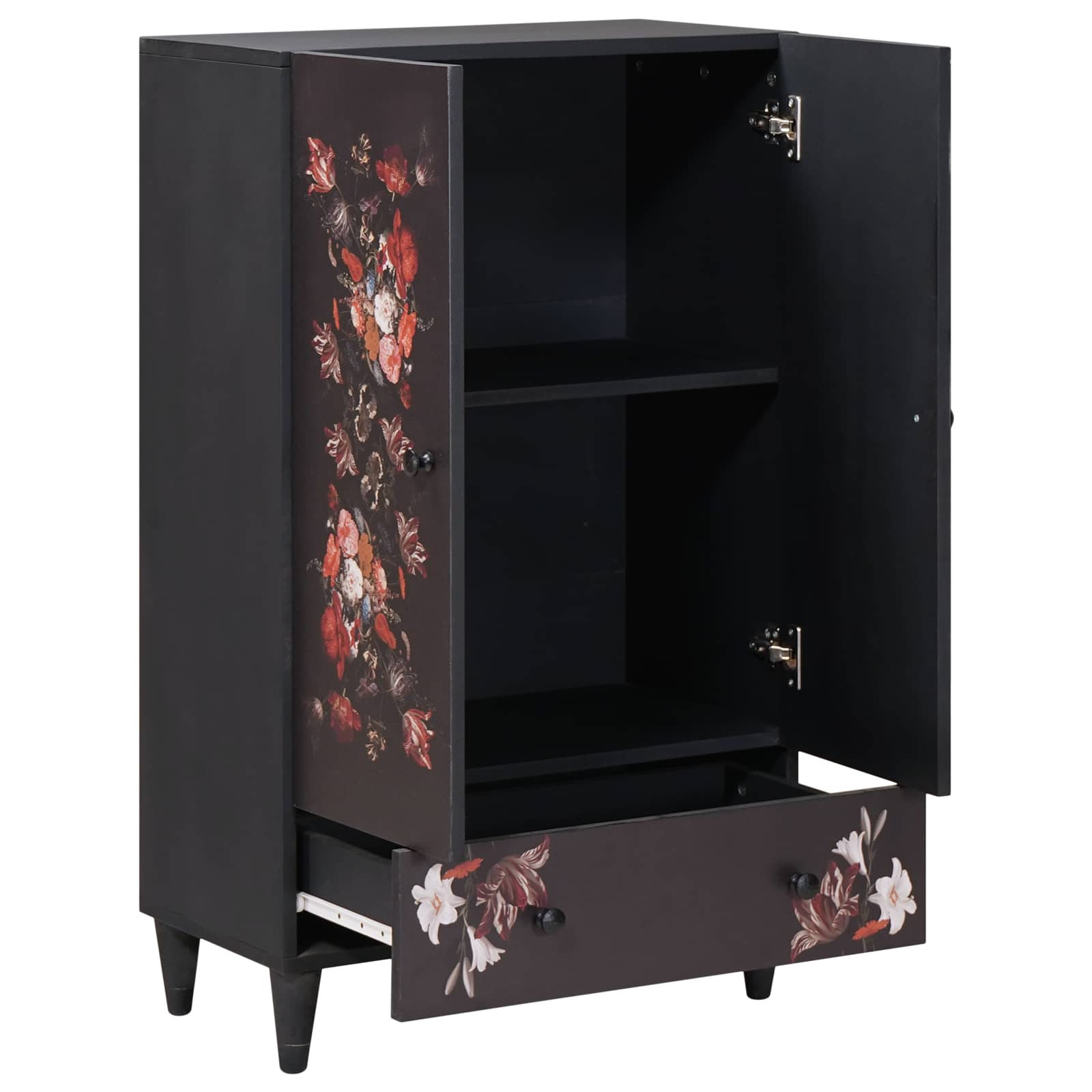 Storage Cabinets With Drawer Multicolour 60 X 33.5 X 100 Cm