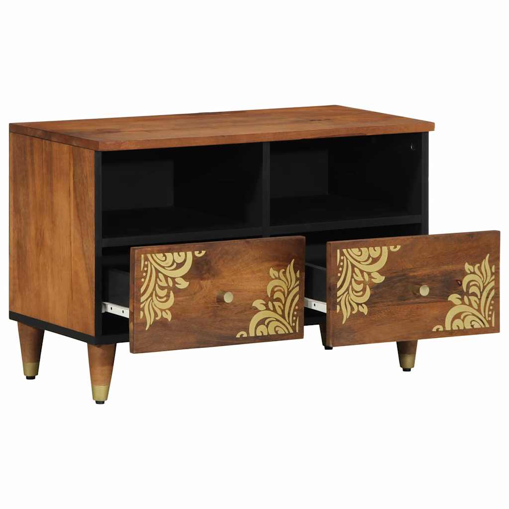 Tv Cabinet 70 X 33 X 46 Cm Solid Mango Wood
