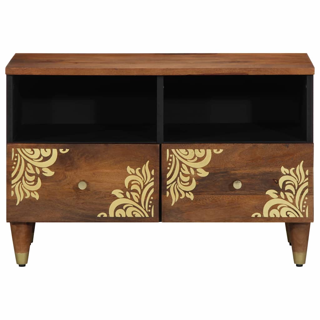 Tv Cabinet 70 X 33 X 46 Cm Solid Mango Wood