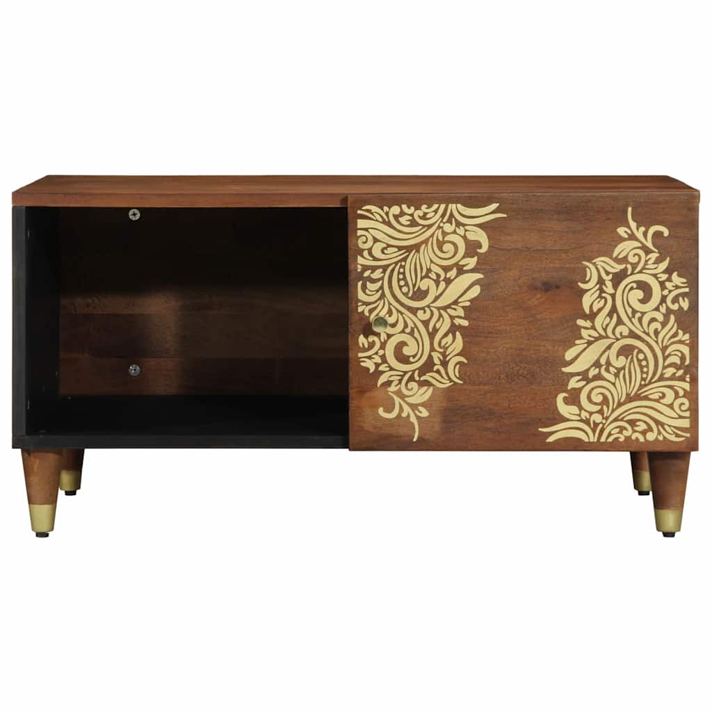 Coffee Table 80 X 50 X 40 Cm Solid Mango Wood