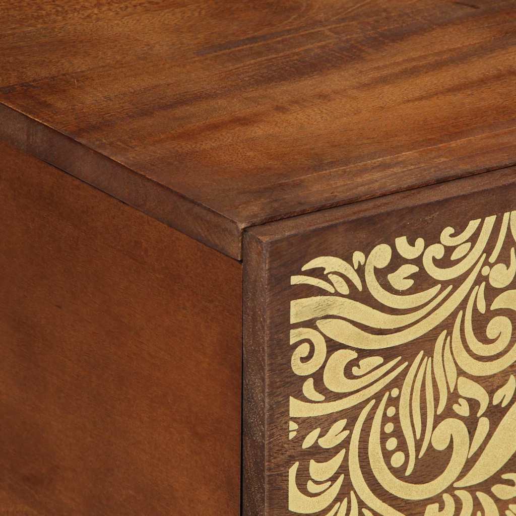 Coffee Table 80 X 50 X 40 Cm Solid Mango Wood