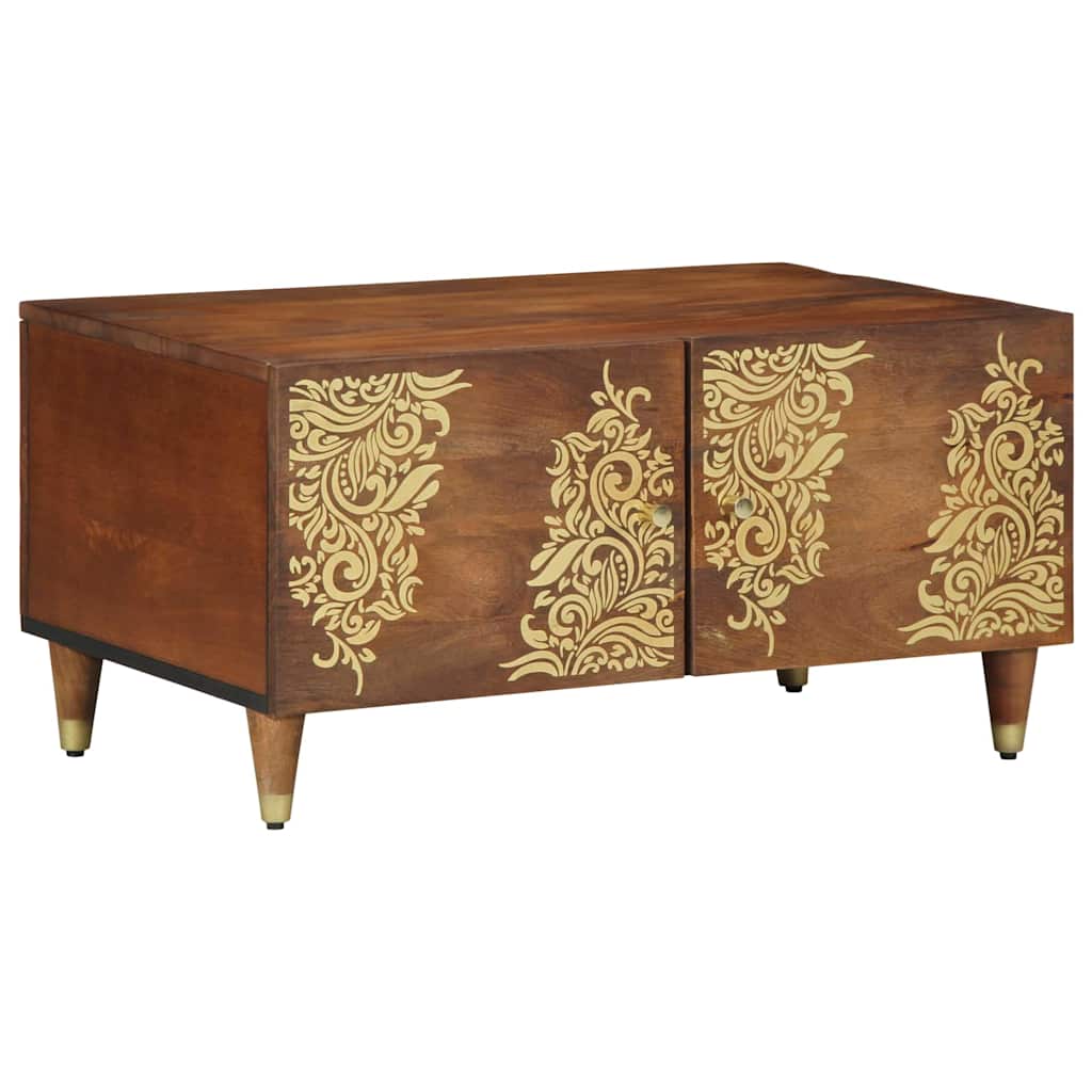 Coffee Table 80 X 50 X 40 Cm Solid Mango Wood