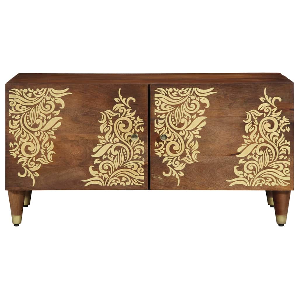 Coffee Table 80 X 50 X 40 Cm Solid Mango Wood