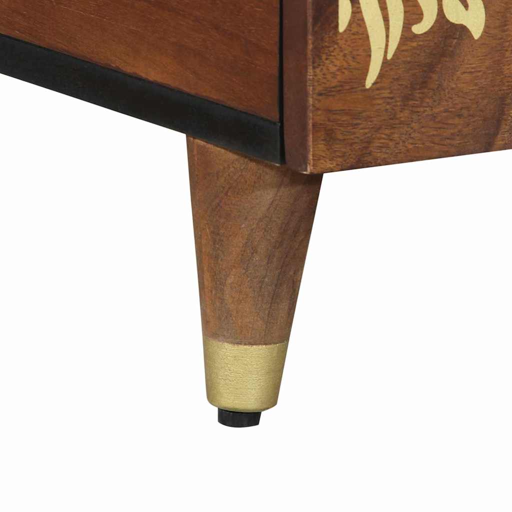 Coffee Table 80 X 54 X 40 Cm Solid Mango Wood