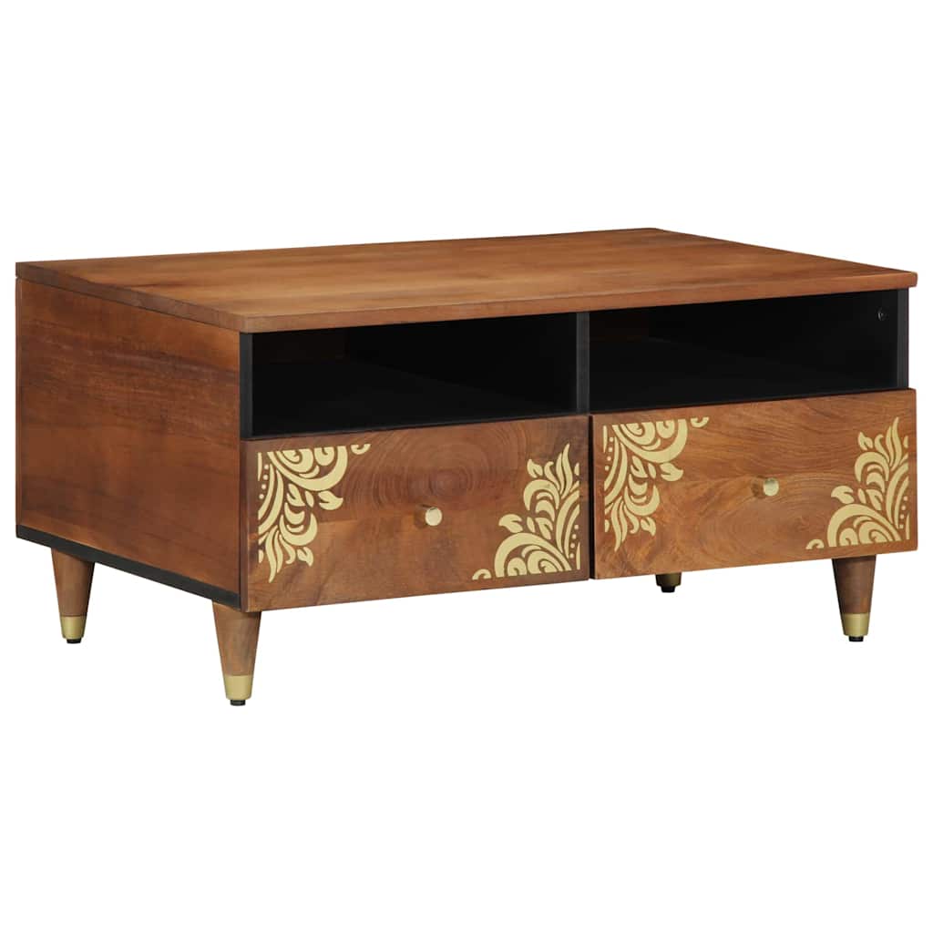 Coffee Table 80 X 54 X 40 Cm Solid Mango Wood