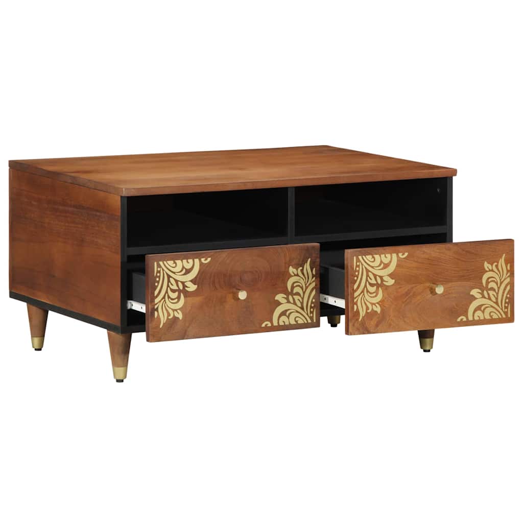 Coffee Table 80 X 54 X 40 Cm Solid Mango Wood