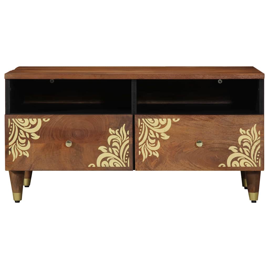 Coffee Table 80 X 54 X 40 Cm Solid Mango Wood