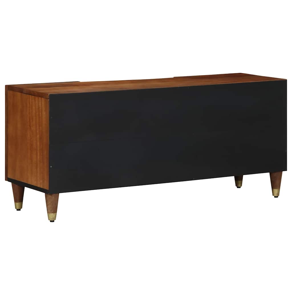 Tv Cabinet 105 X 33 X 46 Cm Solid Mango Wood