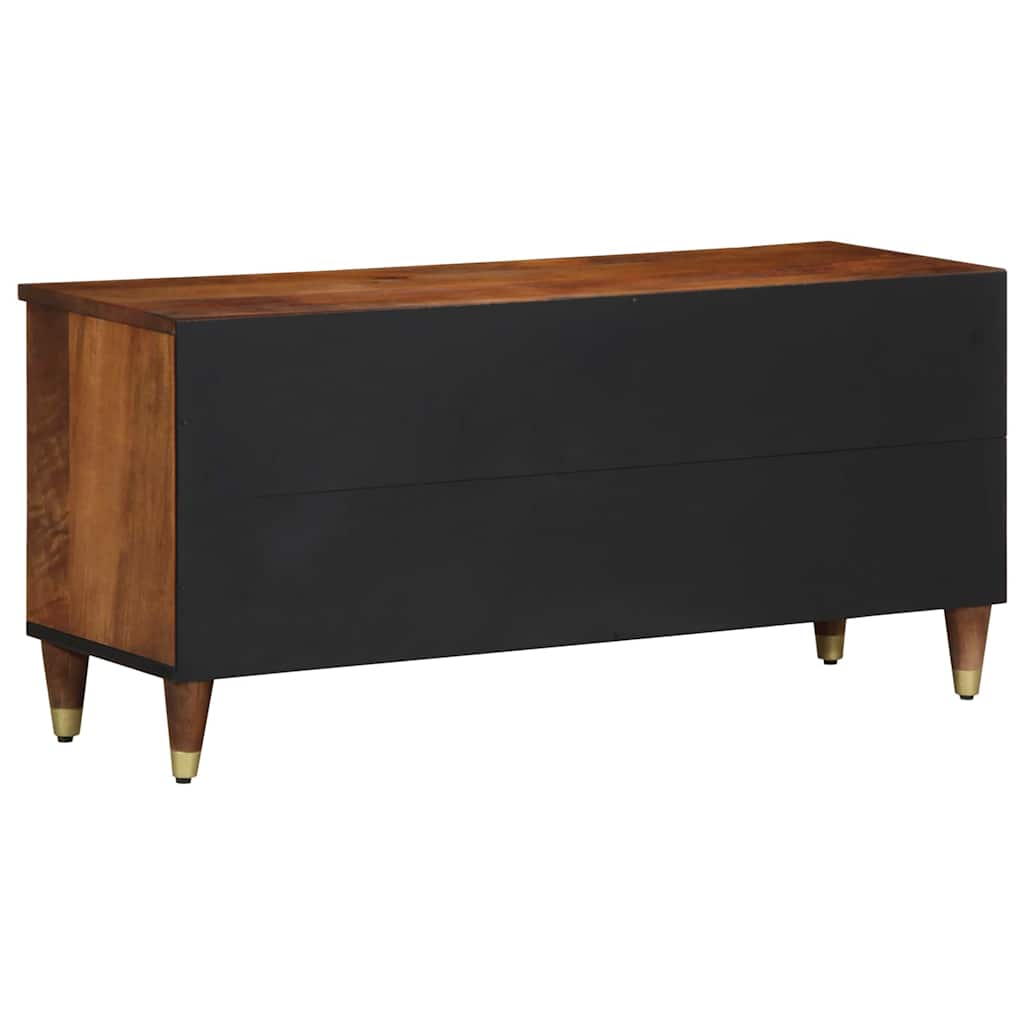 Tv Cabinet 100 X 33 X 46 Cm Solid Mango Wood