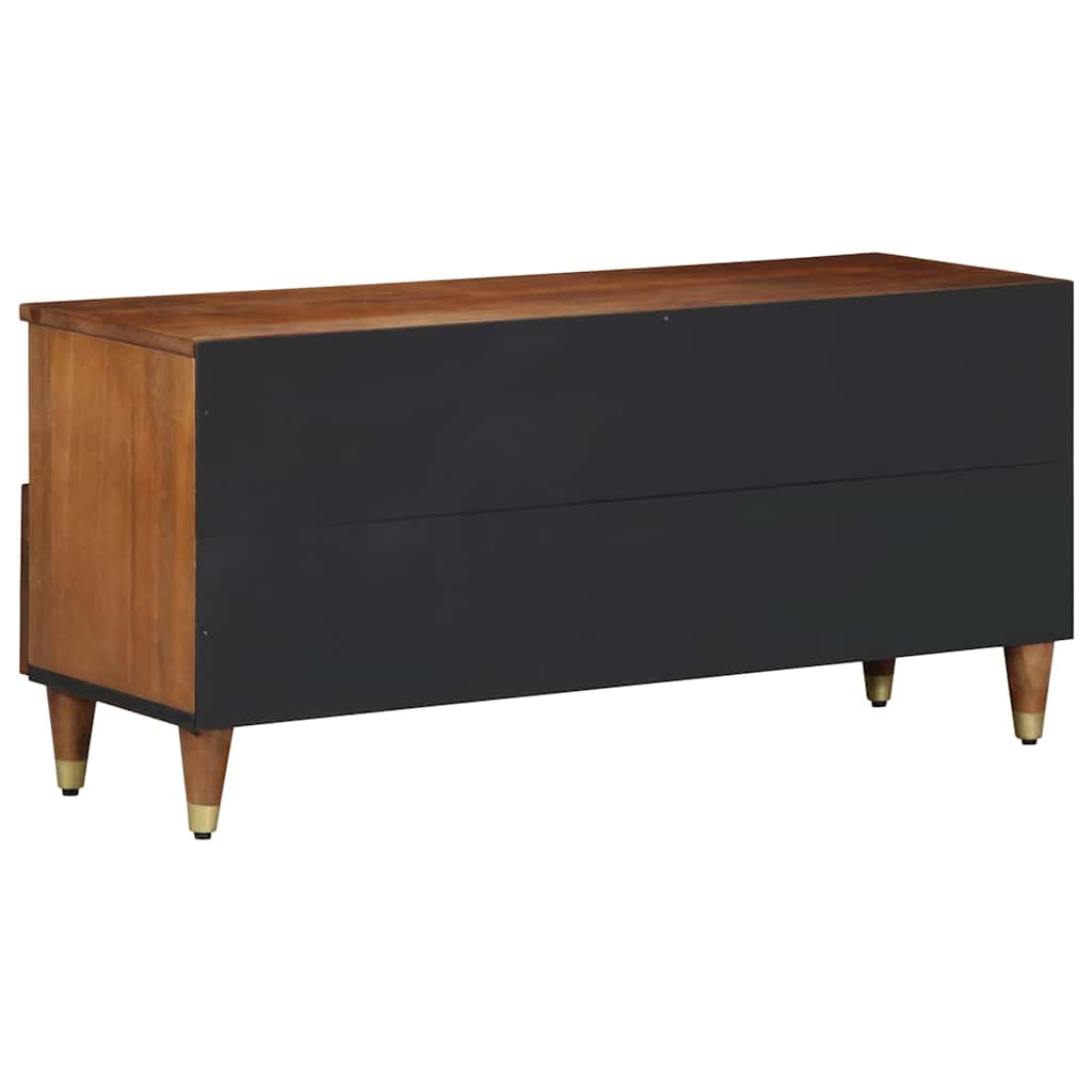 Tv Cabinet 100 X 33 X 46 Cm Solid Mango Wood