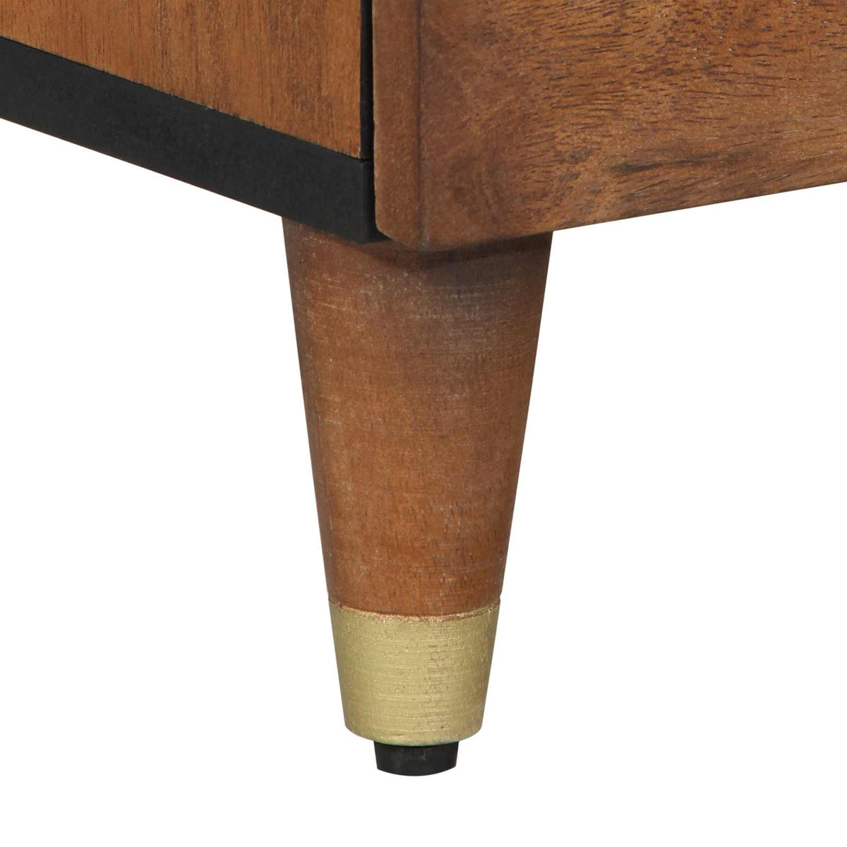 Sideboard With Drawer 40 X 33 X 75 Cm Solid Mango Wood 1