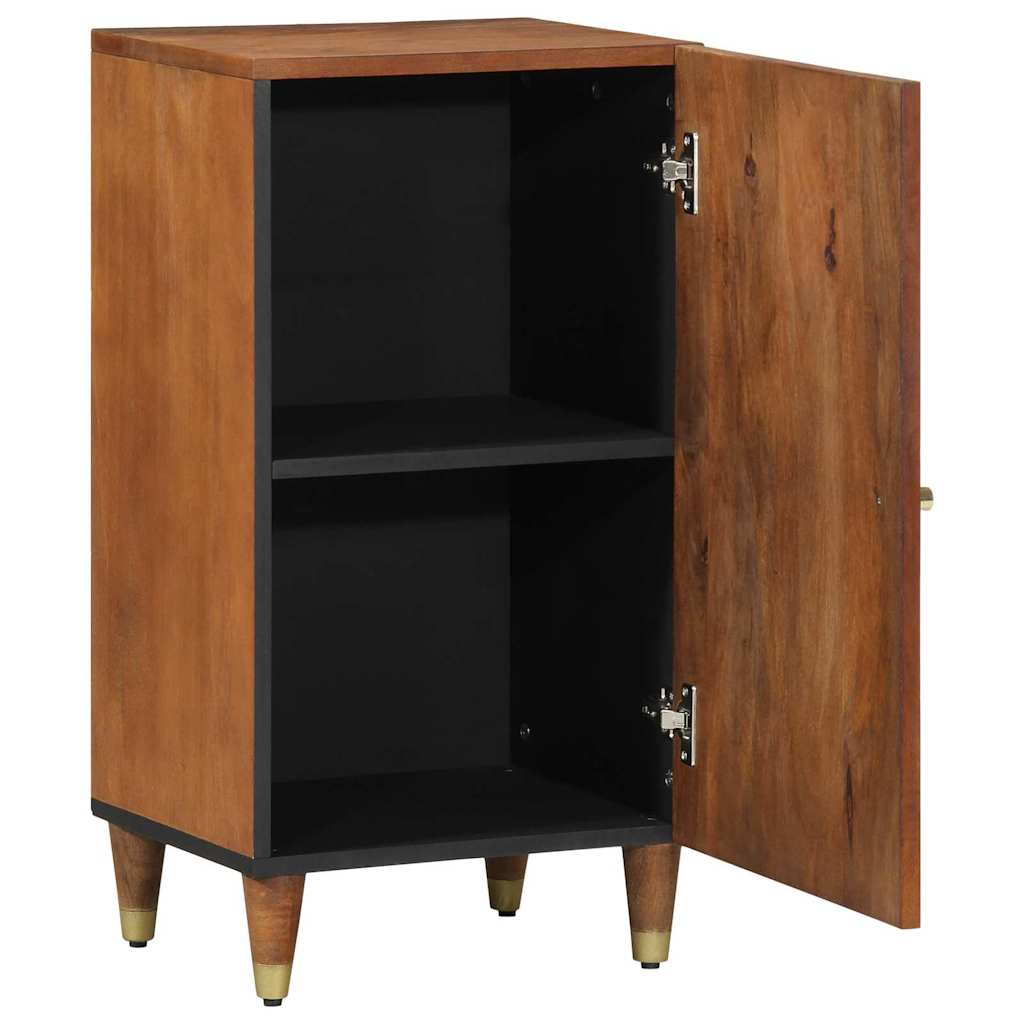Sideboard With Shelf Brown 40 X 33 X 75 Cm Solid Mango Wood