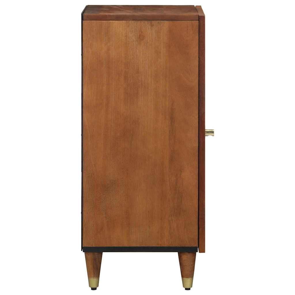 Sideboard With Shelf Brown 40 X 33 X 75 Cm Solid Mango Wood