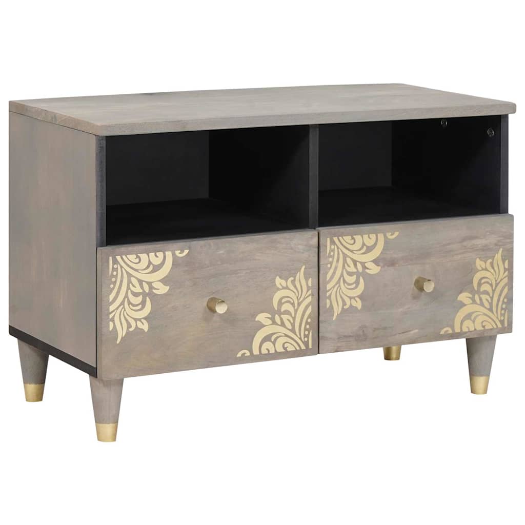 Tv Cabinet 70 X 33 X 46 Cm Solid Mango Wood