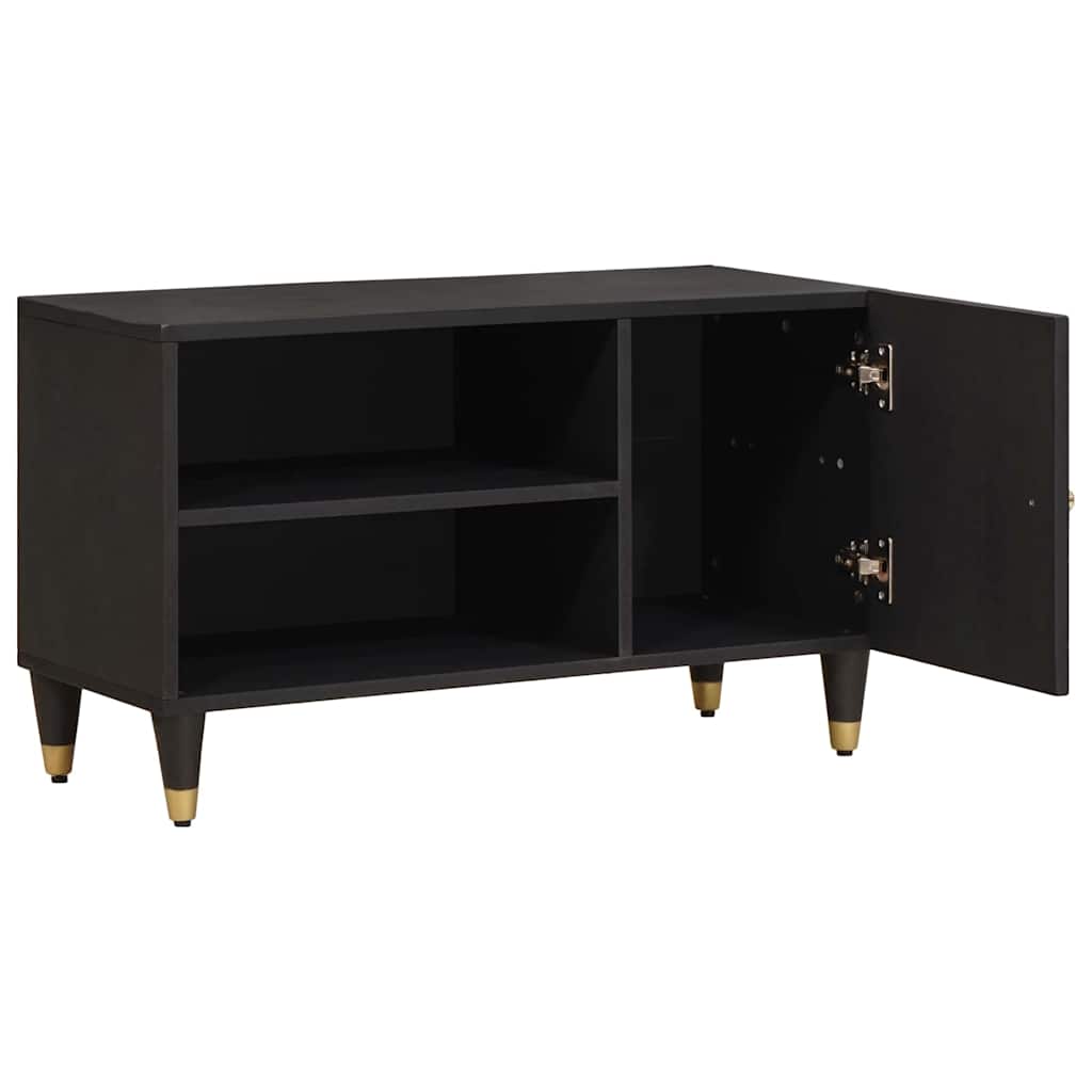 Tv Cabinet With Shelf 80 X 33 X 46 Cm Solid Mango Wood