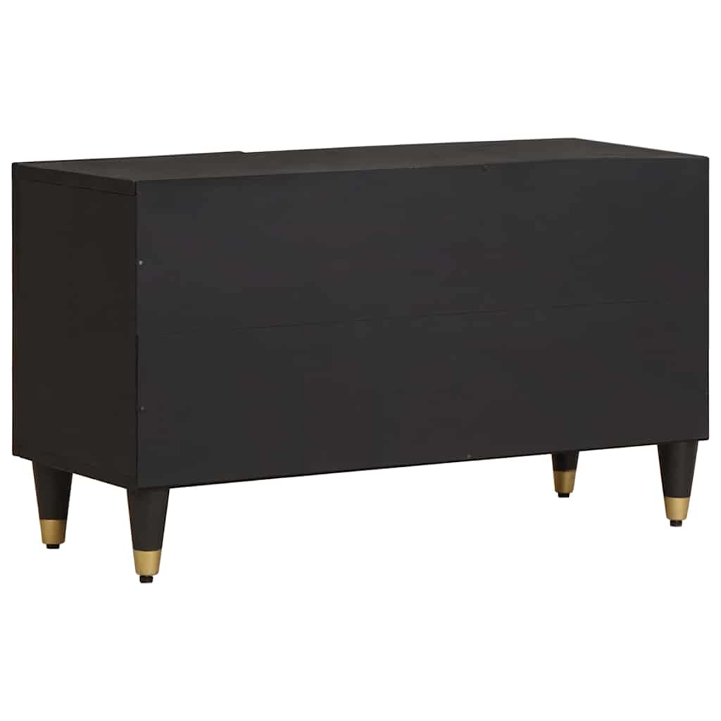 Tv Cabinet With Shelf 80 X 33 X 46 Cm Solid Mango Wood