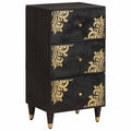 Sideboard With Drawer 40 X 33 X 75 Cm Solid Mango Wood