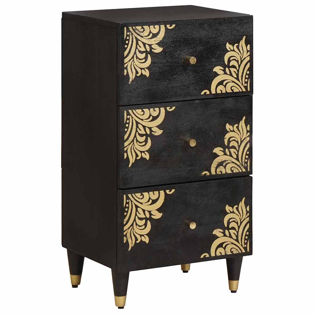 Sideboard With Drawer 40 X 33 X 75 Cm Solid Mango Wood