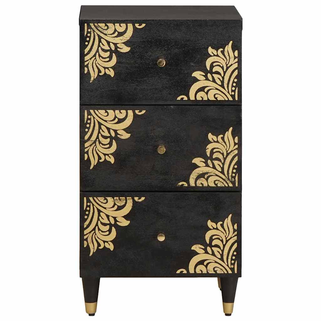 Sideboard With Drawer 40 X 33 X 75 Cm Solid Mango Wood