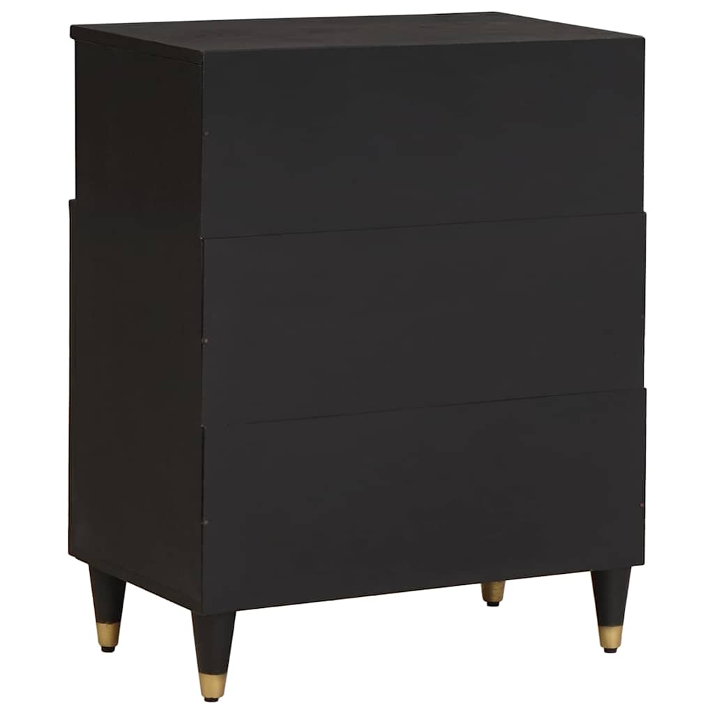 Sideboard With Shelf 60 X 33 X 75 Cm Solid Mango Wood