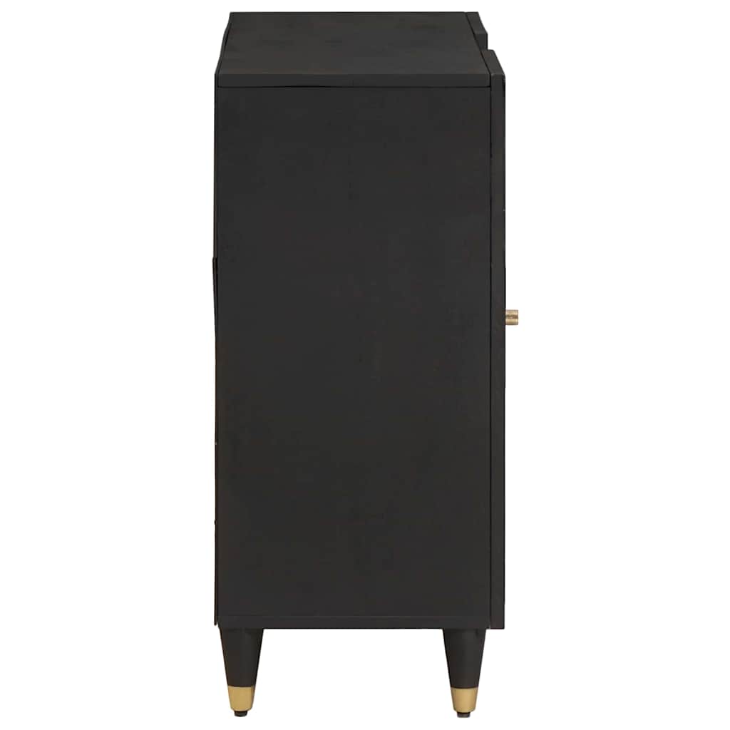 Sideboard With Shelf 90 X 33 X 75 Cm Solid Mango Wood