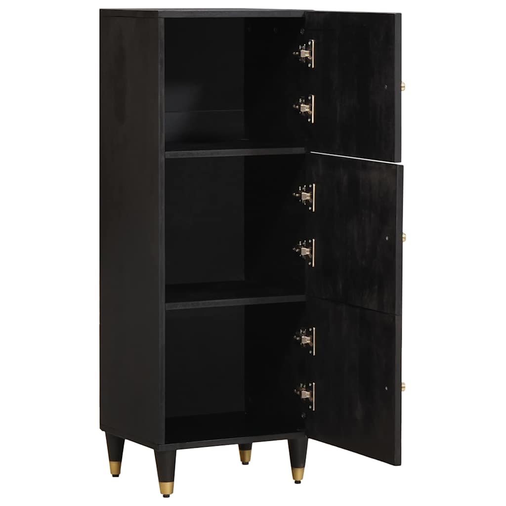 Highboard With Shelf 40 X 33 X 110 Cm Solid Mango Wood