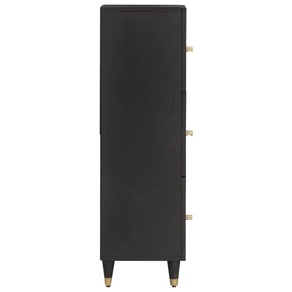 Highboard With Shelf 40 X 33 X 110 Cm Solid Mango Wood