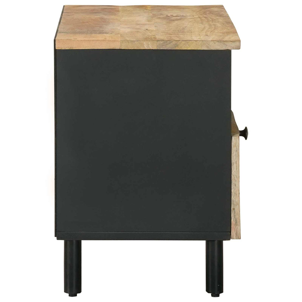 Storage Cabinets Brown 80 X 33.5 X 46 Cm Solid Mango Wood