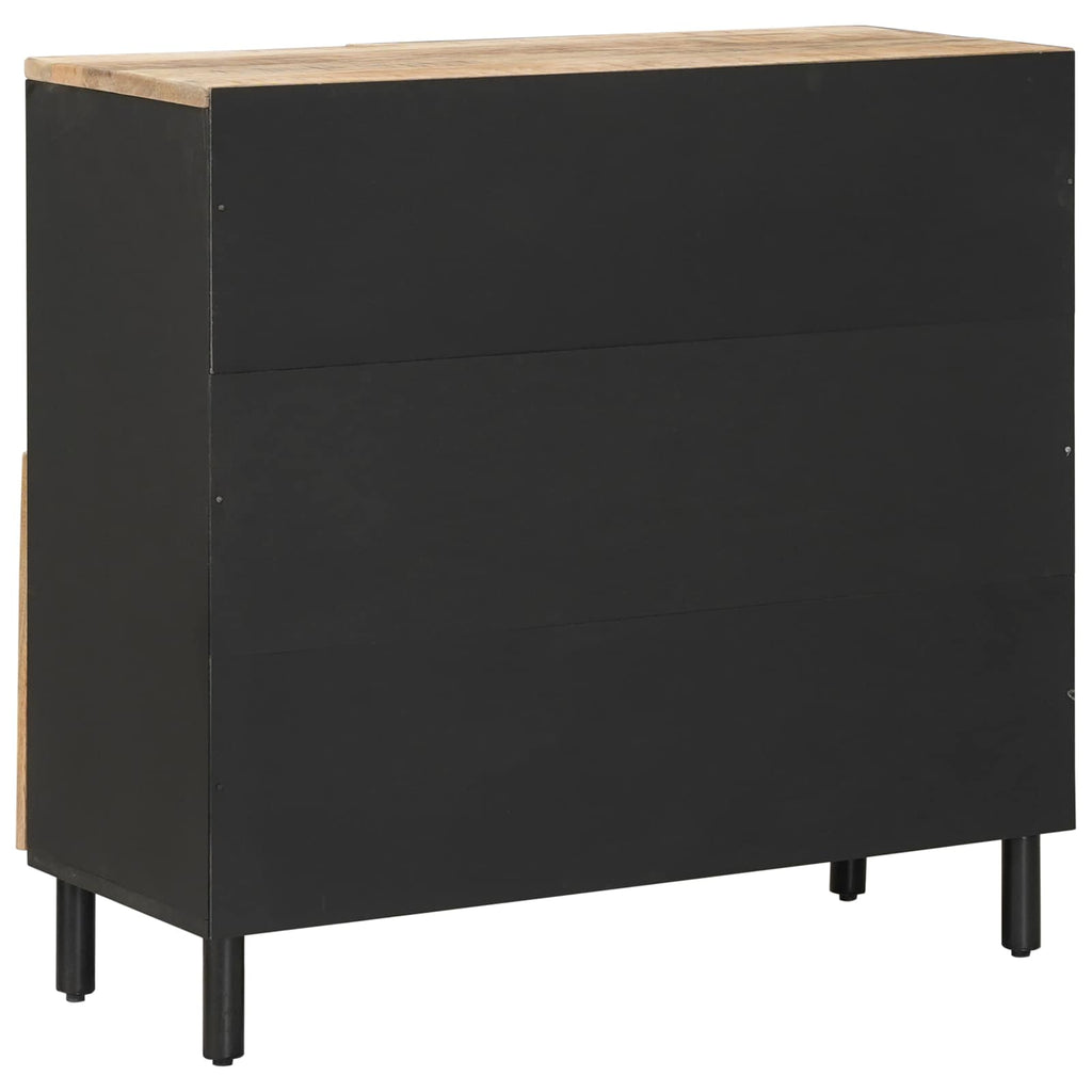 Storage Cabinets Brown 80 X 33.5 X 75 Cm Solid Mango Wood