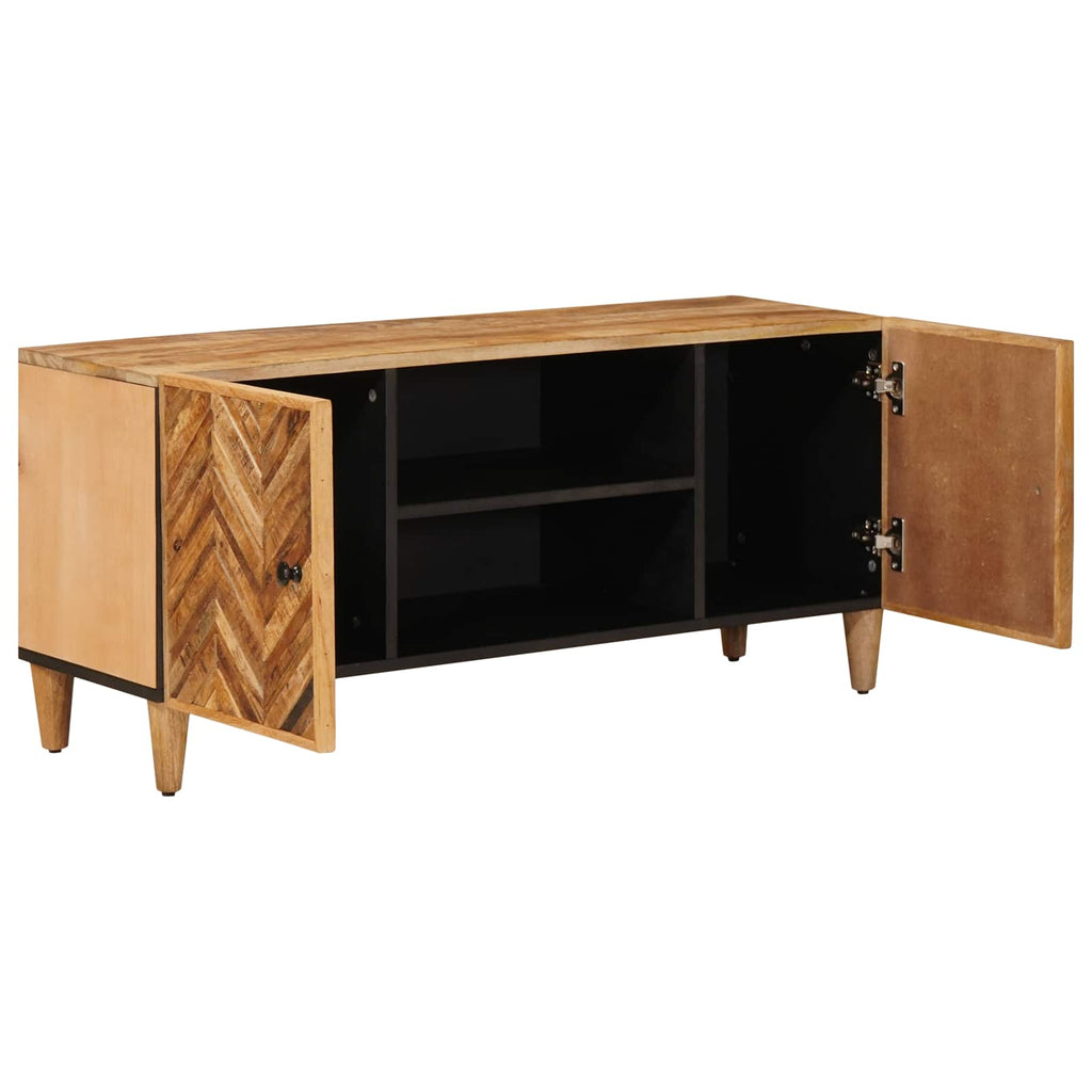 Storage Cabinets Brown 105 X 33.5 X 46 Cm Solid Mango Wood