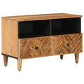 Storage Cabinets Brown 70 X 33.5 X 46 Cm Solid Mango Wood