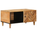 Coffee Table Brown 80 X 50 X 40 Cm Solid Mango Wood