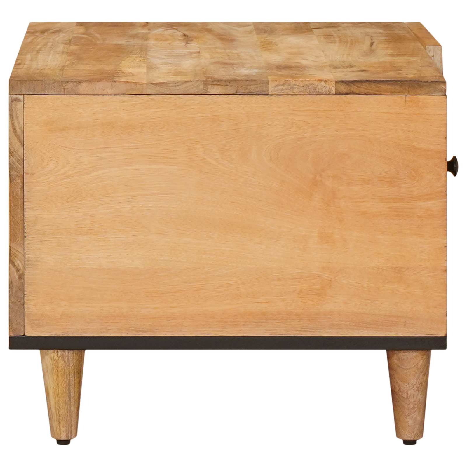 Coffee Table Brown 80 X 50 X 40 Cm Solid Mango Wood