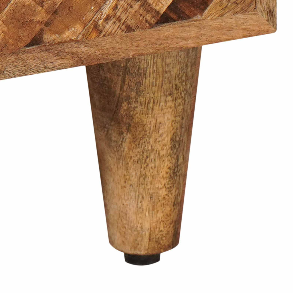 Coffee Table Brown 80 X 50 X 40 Cm Solid Mango Wood