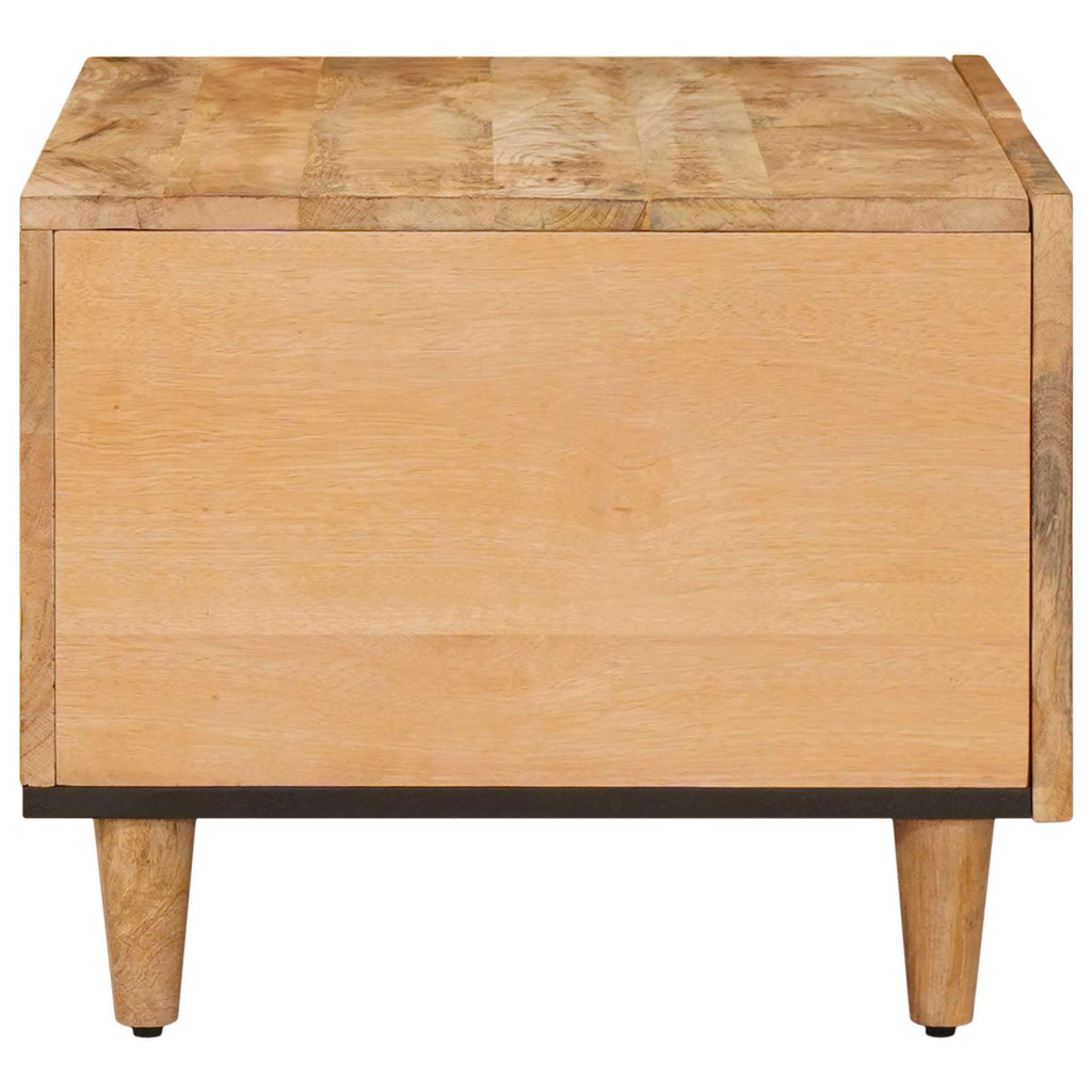 Coffee Table Brown 80 X 50 X 40 Cm Solid Mango Wood