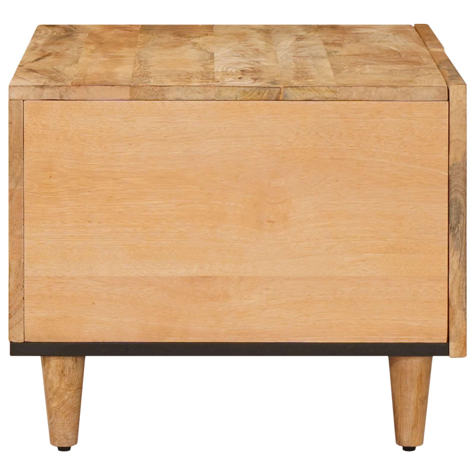 Coffee Table Brown 80 X 50 X 40 Cm Solid Mango Wood