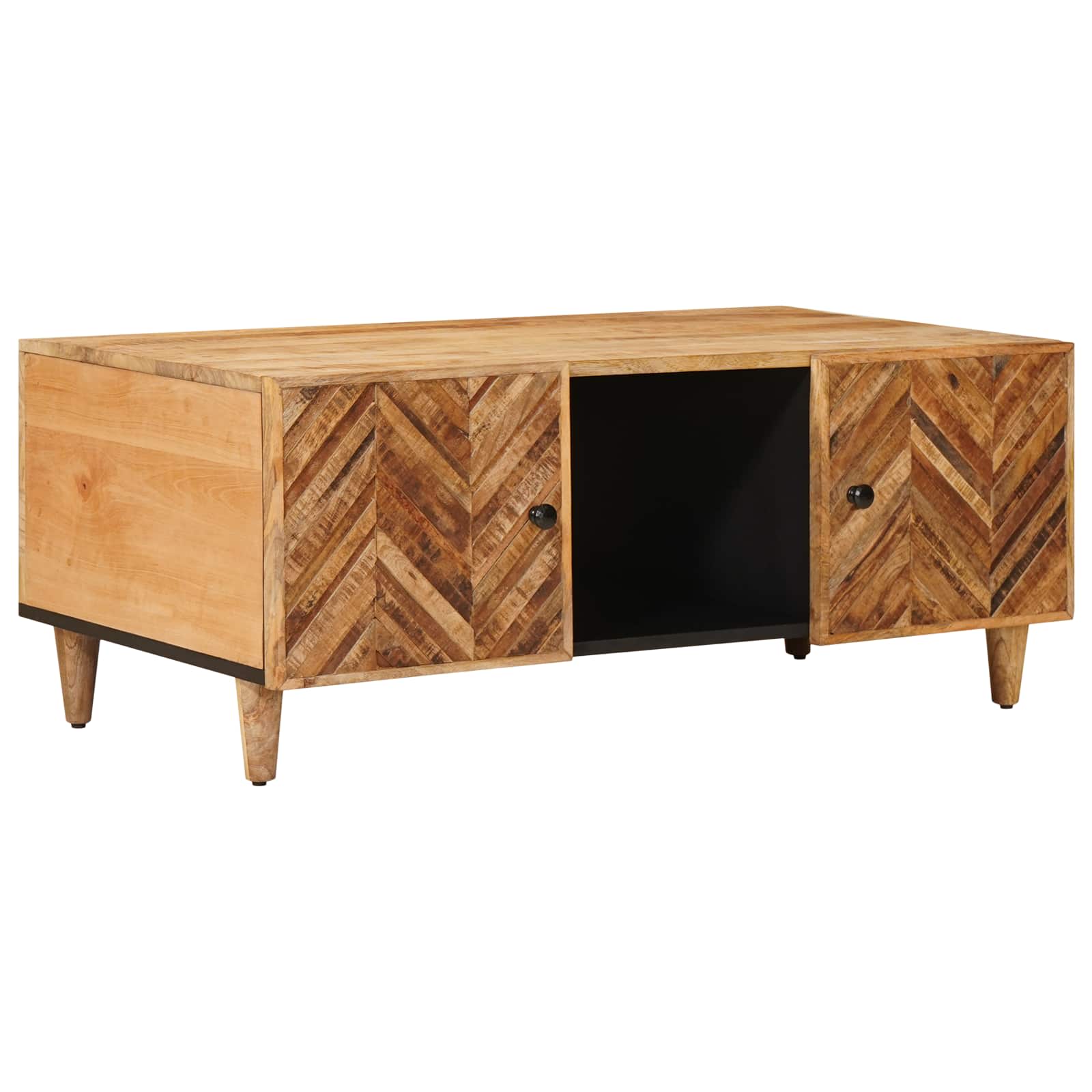 Coffee Table Brown 100 X 54 X 40 Cm Solid Mango Wood