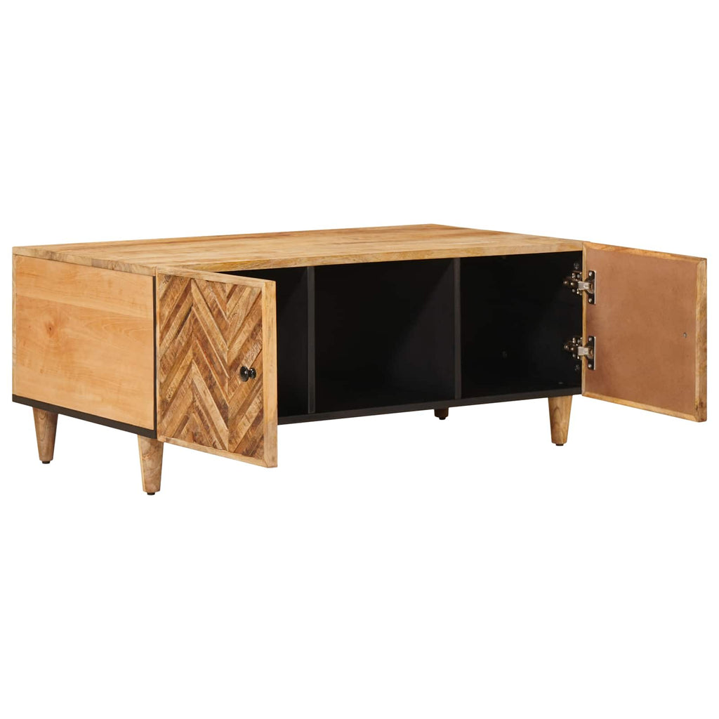 Coffee Table Brown 100 X 54 40 Cm Solid Mango Wood 100 X 54 X 40 Cm 100 cm