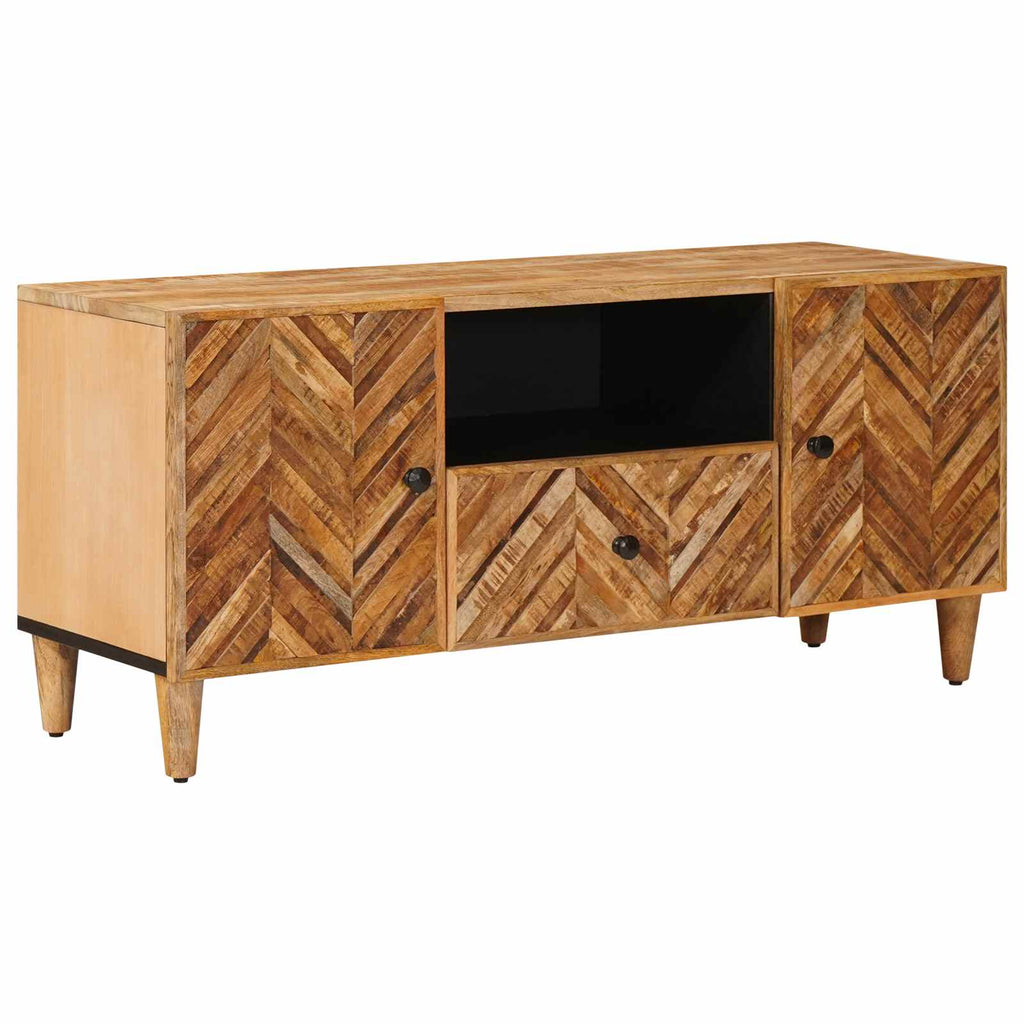 Storage Cabinets Brown 105 X 33.5 X 46 Cm Solid Mango Wood